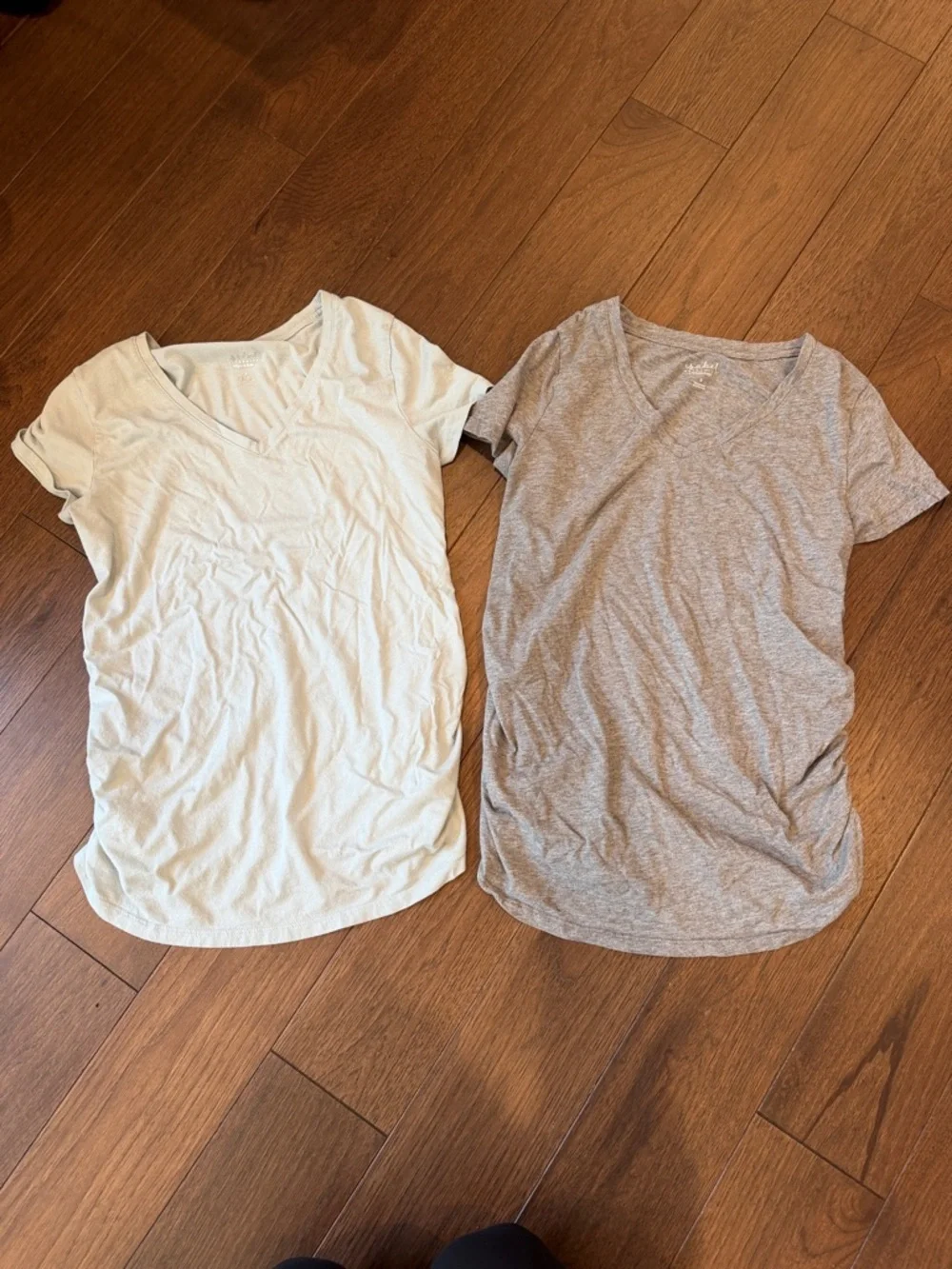 Isabel Maternity Short Sleeve Shirts Set of 2 - Small - C16-058 - Picture 1 of 9